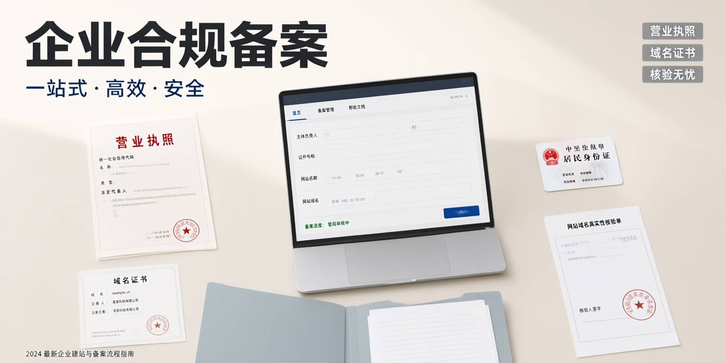 企业网站备案需要准备哪些材料？完整材料清单与注意事项